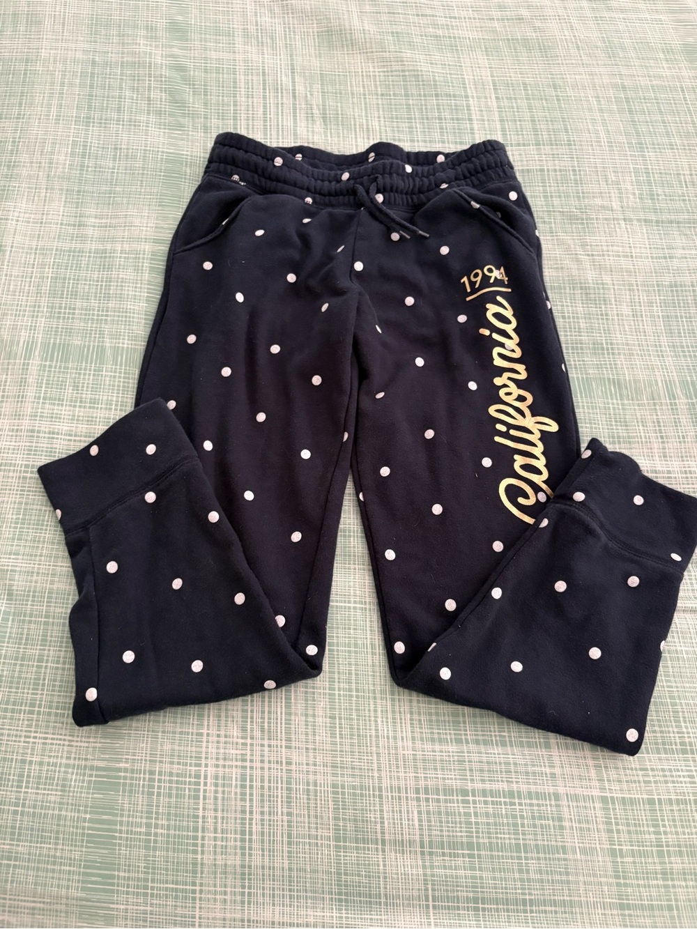 Old Navy Navy Polka Dot California Joggers